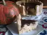 Receita Charlotte de abobora com cobertura de chocolate