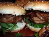 Receita Hamburguer no pão em molho de mel e vinagre balsâmico