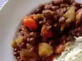 Receita Guisado de feijão de corda e linguiça calabresa