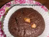 Receita Muffins de chocolate recheados