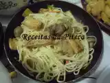 Receita Bifes de tofu com massa