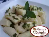 Receita Nhoque ao molho de manteiga e sálvia