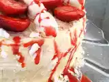 Receita Bolo alpino branco de morango