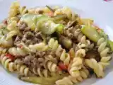Receita Macarrão com molho de abobrinha e berinjela