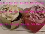 Receita Cup cakes de chocolate ups... de alfarroba e cup cakes de morango