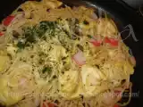 Receita Massa de delicias e miolo de camarão enriquecida com tortellinis...