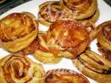 Receita Folhado de queijo e fiambre