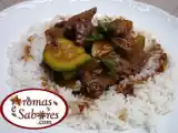 Receita Carne com abobrinha