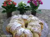 Receita Rosca recheada com nozes e castanha do pará