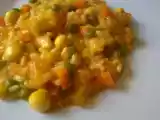 Receita Risoto colorido & doce de manga em calda