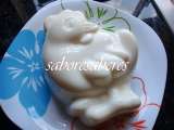 Receita Pudim de cuajada com bolachas linguas de gato
