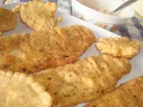 Receita Filetes de pescada panados (e uma espécie de pataniscas!)