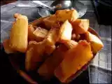 Receita Mandioca frita