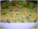 Receita Omelete ao vapor com legumes