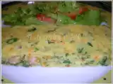 Receita Omelete ao vapor com legumes