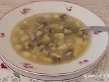 Receita Sopa de batatas com cogumelos