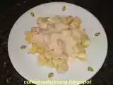 Receita Massa com molho branco e bacon
