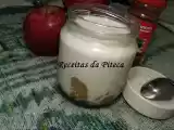 Receita Iogurtes de maçã e canela