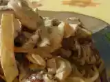 Receita Actifry - bifinhos com natas e esparguete