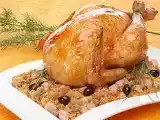 Receita Galinha recheada de natal