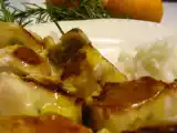 Receita Espetadas de frango com molho de laranja e gengibre