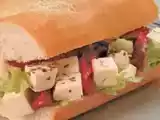 Receita Sanduiche de tomate seco e queijo minas light