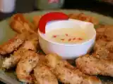 Receita Frango em crosta de grana padano e ervas aromáticas