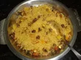 Receita Couscous marroquino com frutas secas e curry