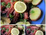 Receita Polvo no forno com batata-doce