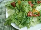 Receita Salada de folhas com vinagrete de maracujá