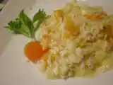 Receita Risoto de brie com damasco e castanhas