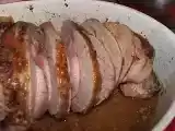 Receita Perna de perú recheada com alheira