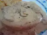 Receita Hamburgueres em molho de cogumelos