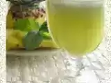 Receita Suco de abacaxi com hortelã e gengibre