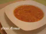 Receita Sopa de feijão e couve lombarda