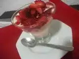 Receita Creme de ricota com morangos