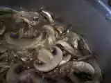 Receita Cogumelos frescos laminados com cebola