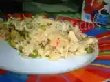 Receita Arroz de frango, cogumelos e delicias do mar