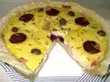 Receita Quiche de fiambre e chouriço