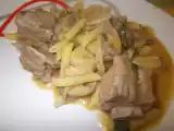 Receita Entrecosto com massa na bimby