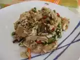 Receita Salteado de frango, arroz e legumes chineses