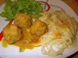 Receita Almondegas de caril