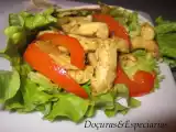 Receita Fajitas de frango e pimentos