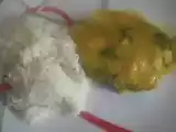 Receita Tintureira com açafrão e leite de coco