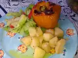 Receita Pimentos recheados à grega
