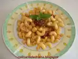 Receita Macarrão com tomate-seco e grão-de-bico