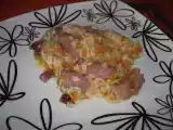 Receita Arroz de salsichas frescas e legumes