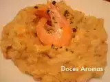 Receita Açorda de bacalhau e camarão