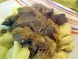 Receita Fígado estufado com mostarda à antiga