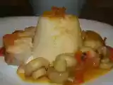 Receita Guisado de tintureira com cogumelos acompanhado de couscous